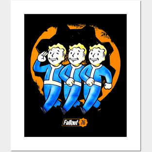 Vault Boy Trio Posters and Art